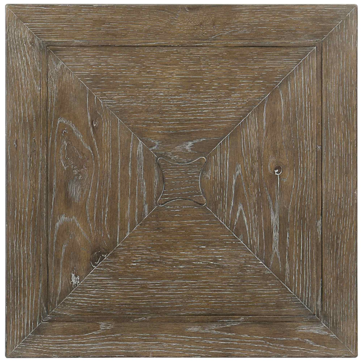 the Bernhardt Rustic Patina 387-111D living room occasional end table is available in Edmonton at McElherans Furniture + Design